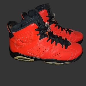 Nike Jordan Retro 6, Infrared 23, Boys Size 5.5Y Shoes